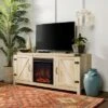 Clarabelle Double Door Farmhouse Electric Fireplace TV Stand for TVs up to 65" - Saracina Home White Oak 1 Clarabelle Double Door Farmhouse Electric Fireplace TV Stand for TVs up to 65" - Saracina Home White Oak -Cheap TV Stands Store unnamed file 1024
