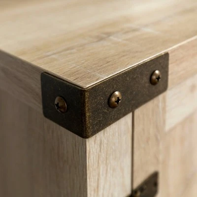 Clarabelle Double Door Farmhouse Electric Fireplace TV Stand for TVs up to 65" - Saracina Home White Oak 4 Clarabelle Double Door Farmhouse Electric Fireplace TV Stand for TVs up to 65" - Saracina Home White Oak - Image 2