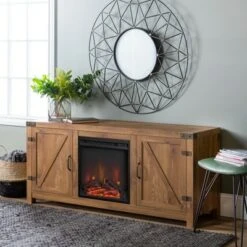 Clarabelle Double Door Farmhouse Electric Fireplace TV Stand for TVs up to 65" - Saracina Home White Oak 19 Clarabelle Double Door Farmhouse Electric Fireplace TV Stand for TVs up to 65" - Saracina Home White Oak -Cheap TV Stands Store unnamed file 1031