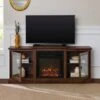 Tiered Double Door Electric Fireplace TV Stand for TVs up to 30" - Saracina Home Dark Walnut 2 Tiered Double Door Electric Fireplace TV Stand for TVs up to 30" - Saracina Home Dark Walnut -Cheap TV Stands Store unnamed file 1070