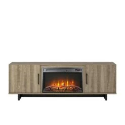 60" Rockwood Tv Stand with Fireplace - Room & Joy Dove Gray -Cheap TV Stands Store unnamed file 1148
