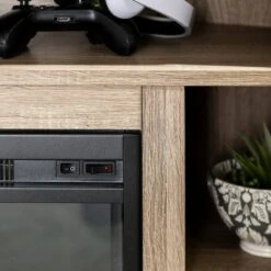 Wood Open Shelf Corner Highboy Electric Fireplace TV Stand for TVs up to 50" - Saracina Home Black 18 Wood Open Shelf Corner Highboy Electric Fireplace TV Stand for TVs up to 50" - Saracina Home Black -Cheap TV Stands Store unnamed file 1153