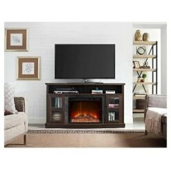 Room & Joy 60" Fairmount Fireplace Console with Glass Doors Espresso - Room & Joy -Cheap TV Stands Store unnamed file 1167