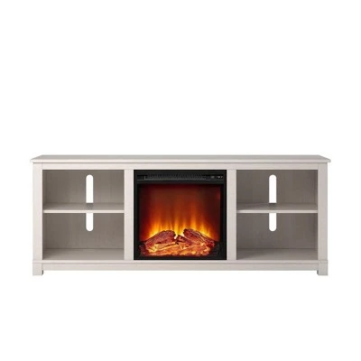 Brenner TV Console with Fireplace for TVs up to 60" - Room & Joy Cherry Espresso 11 Brenner TV Console with Fireplace for TVs up to 60" - Room & Joy Cherry Espresso - Image 9