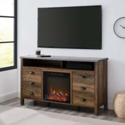 Farmhouse 2 Door TV Stand with Electric Fireplace for TVs up to 58" - Saracina Home Gray Wash 15 Farmhouse 2 Door TV Stand with Electric Fireplace for TVs up to 58" - Saracina Home Gray Wash -Cheap TV Stands Store unnamed file 1249