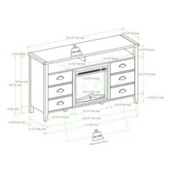 Farmhouse 2 Door TV Stand with Electric Fireplace for TVs up to 58" - Saracina Home Gray Wash 19 Farmhouse 2 Door TV Stand with Electric Fireplace for TVs up to 58" - Saracina Home Gray Wash -Cheap TV Stands Store unnamed file 1253