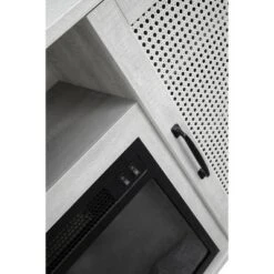 54" Transitional Electric Fireplace Saw Cut TV Stand for TVs up to 60" Off White - Home Essentials 18 54" Transitional Electric Fireplace Saw Cut TV Stand for TVs up to 60" Off White - Home Essentials -Cheap TV Stands Store unnamed file 1314