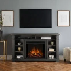 Real Flame Belford Media Electric Fireplace Gray -Cheap TV Stands Store unnamed file 1364