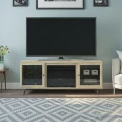 Room & Joy 70" Aronson Fireplace Tv Stand Blonde Oak - Room & -Cheap TV Stands Store unnamed file 1400