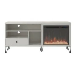 65" Heywood Retro Fireplace Tv Stand - Room & Joy Walnut -Cheap TV Stands Store unnamed file 1450