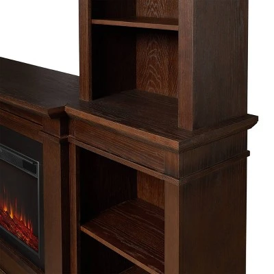 Real Flame Monte Vista Electric Media Fireplace Chestnut Oak 5 Real Flame Monte Vista Electric Media Fireplace Chestnut Oak - Image 3