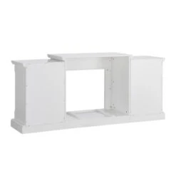 Aiden Lane Gilman Simulated Stone Electric Indoor Fireplace with Bookcases -Cheap TV Stands Store unnamed file 1517