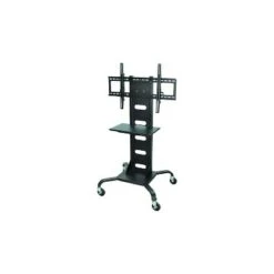 Luxor Steel TV Stand Black Screens up to 60 WPSMS51