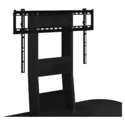 Solar TV Stand with Mount for TVs up to 65" - Room & Joy Black