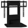 Solar TV Stand for TVs up to 70" with Mount and Drawers - Room & Joy Black