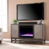 Tifchar Color Changing Fireplace with Media Storage Brown/Silver - Aiden Lane 1 Tifchar Color Changing Fireplace with Media Storage Brown/Silver - Aiden Lane -Cheap TV Stands Store unnamed file 1768