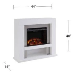 Lockman Stainless Steel Fireplace - Aiden Lane
