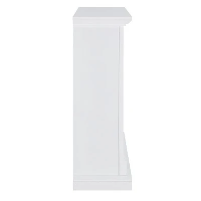 Nerrin Tiled Media Fireplace Console White - Aiden Lane 4 Nerrin Tiled Media Fireplace Console White - Aiden Lane - Image 2