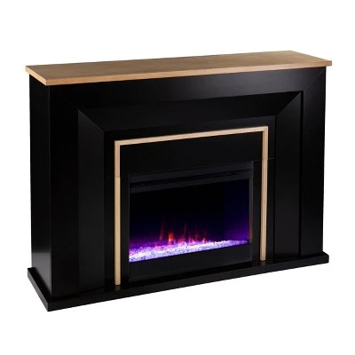 Skens Color Changing Fireplace Black/Natural - Aiden Lane 5 Skens Color Changing Fireplace Black/Natural - Aiden Lane - Image 3