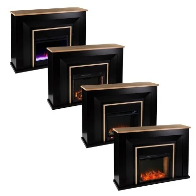 Skens Color Changing Fireplace Black/Natural - Aiden Lane 10 Skens Color Changing Fireplace Black/Natural - Aiden Lane - Image 8