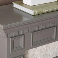 Brothye Faux Stone Electric Fireplace Gray - Aiden Lane -Cheap TV Stands Store unnamed file 1922