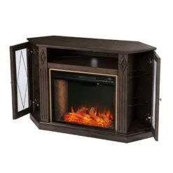 Stonstian Smart Fireplace with Media Storage Brown/Gold - Aiden Lane -Cheap TV Stands Store unnamed file 1942