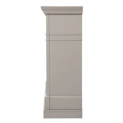 Talsham Color Changing Electric Fireplace with Marble Surround Gray - Aiden Lane 7 Talsham Color Changing Electric Fireplace with Marble Surround Gray - Aiden Lane - Image 5