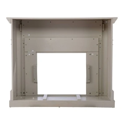 Talsham Color Changing Electric Fireplace with Marble Surround Gray - Aiden Lane 8 Talsham Color Changing Electric Fireplace with Marble Surround Gray - Aiden Lane - Image 6