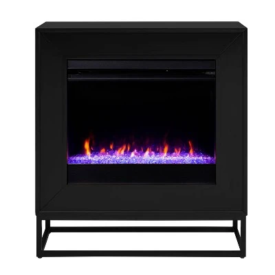 Holly & Martin Frescan Color Changing Electric Fireplace Black - Holly & Martin 4 Holly & Martin Frescan Color Changing Electric Fireplace Black - Holly & Martin - Image 2