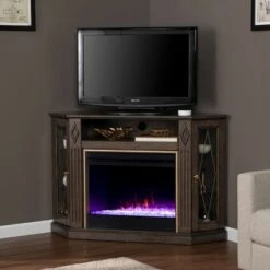 Stonstian Color Changing Fireplace with Media Storage Brown/Gold - Aiden Lane 14 Stonstian Color Changing Fireplace with Media Storage Brown/Gold - Aiden Lane -Cheap TV Stands Store unnamed file 2018