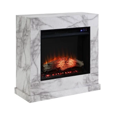 Dridun Faux Marble Touch Panel White/Gray - Aiden Lane 3 Dridun Faux Marble Touch Panel White/Gray - Aiden Lane