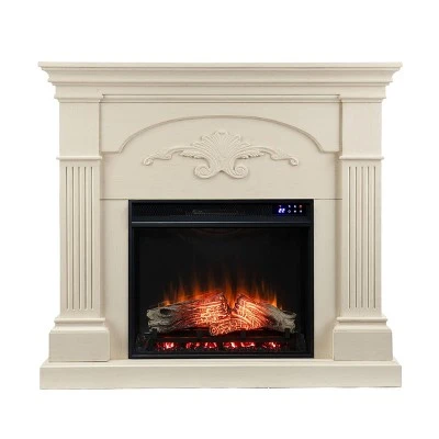 Chiland Touch Panel Electric Fireplace - Aiden Lane Mahogany 5 Chiland Touch Panel Electric Fireplace - Aiden Lane Mahogany - Image 3