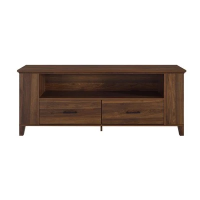 Open Storage 2 Drawer Console TV Stand for TVs up to 65" - Saracina Home Birch 7 Open Storage 2 Drawer Console TV Stand for TVs up to 65" - Saracina Home Birch - Image 5