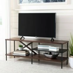 Bruno Industrial TV Stand for TVs up to 45" - Safavieh