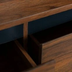 4 Drawer Modern Storage Dresser TV Stand for TVs up to 58" - Saracina Home Dark Walnut -Cheap TV Stands Store unnamed file 3032