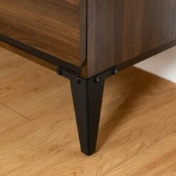 4 Drawer Modern Storage Dresser TV Stand for TVs up to 58" - Saracina Home Dark Walnut -Cheap TV Stands Store unnamed file 3035