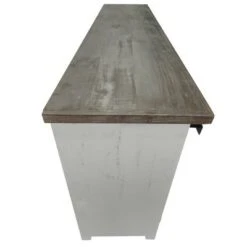 Farmhouse Style Barn Style Sliding Door TV Stand for TVs up to 60" Brown/White - The Urban Port -Cheap TV Stands Store unnamed file 3042