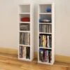Set of 2 Liber TV CD and DVD Towers White - Nexera -Cheap TV Stands Store unnamed file 3094