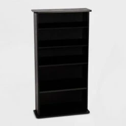 Drawbridge Multimedia Storage Rack Black - Atlantic -Cheap TV Stands Store unnamed file 3099