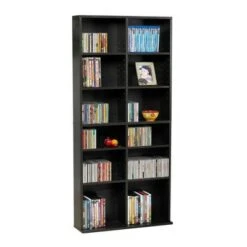 Oskar Adjustable Media Rack - Atlantic Espresso