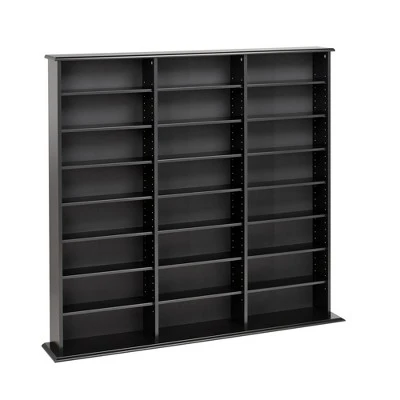 Triple Width Wall Storage - Prepac Black 4 Triple Width Wall Storage - Prepac Black - Image 2