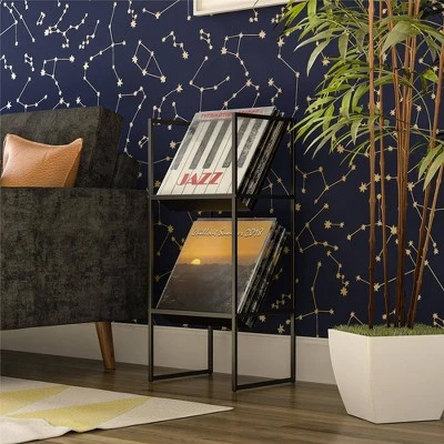 Helix Vinyl Record Storage - Novogratz White 2 Helix Vinyl Record Storage - Novogratz White