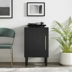 Everett Record Player Stand Matte Black - Crosley 13 Everett Record Player Stand Matte Black - Crosley -Cheap TV Stands Store unnamed file 3288