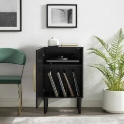 Everett Record Player Stand Matte Black - Crosley 15 Everett Record Player Stand Matte Black - Crosley -Cheap TV Stands Store unnamed file 3290