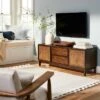 Hearth & Hand W/Magnolia Furniture Wood & Cane Transitional Media Console Brown - Hearth & Hand™ with Magnolia 1 Hearth & Hand W/Magnolia Furniture Wood & Cane Transitional Media Console Brown - Hearth & Hand™ with Magnolia -Cheap TV Stands Store unnamed file 3504