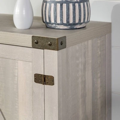 Clarabelle Farmhouse Barn Door TV Stand for TVs up to 60" - Saracina Home Sable Gray 6 Clarabelle Farmhouse Barn Door TV Stand for TVs up to 60" - Saracina Home Sable Gray - Image 4