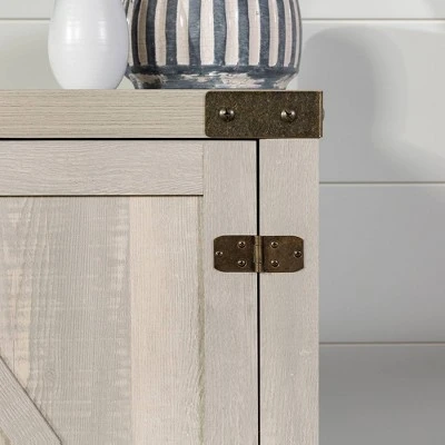 Clarabelle Farmhouse Barn Door TV Stand for TVs up to 60" - Saracina Home Sable Gray 7 Clarabelle Farmhouse Barn Door TV Stand for TVs up to 60" - Saracina Home Sable Gray - Image 5