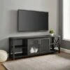 Sophie Rustic Farmhouse X Frame Glass Doors TV Stand for TVs up to 80" - Saracina Home Sable Gray 2 Sophie Rustic Farmhouse X Frame Glass Doors TV Stand for TVs up to 80" - Saracina Home Sable Gray -Cheap TV Stands Store unnamed file 3671