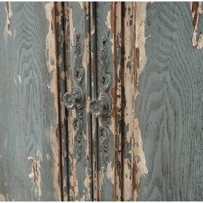 Searcy 4 Door Media Credenza TV Stand for TVs up to 70" Blue - Treasure Trove Accents 9 Searcy 4 Door Media Credenza TV Stand for TVs up to 70" Blue - Treasure Trove Accents - Image 7