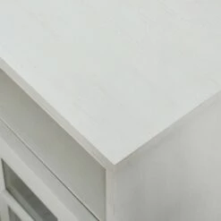 Transitional 4 Door Windowpane TV Stand for TVs up to 65" - Saracina Home White -Cheap TV Stands Store unnamed file 3767